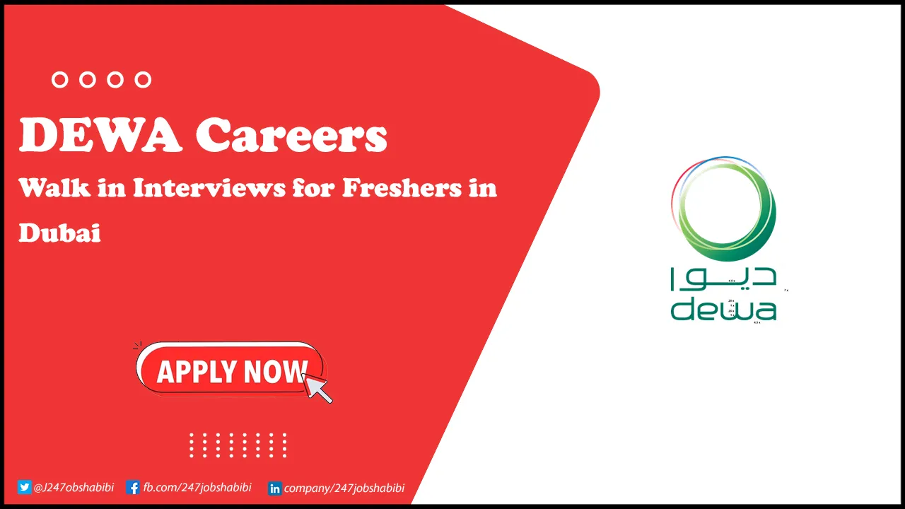 DEWA Careers for Freshers | Submit Online Job Application  DEWA Careers